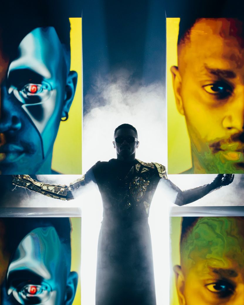 TVORCHI performing Heart of Steel for Ukraine at the Grand Final at Liverpool Arena 