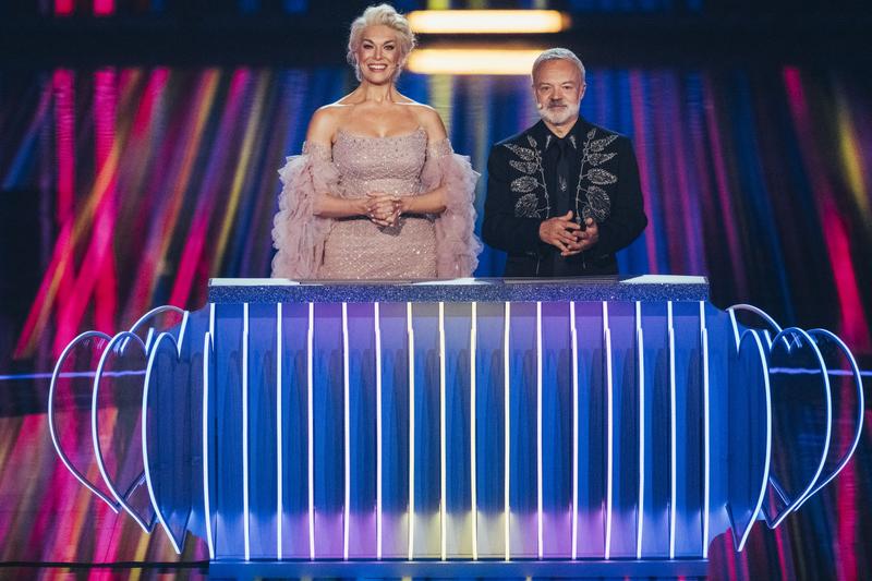 Hannah Waddingham & Graham Norton hosting the 2023 Eurovision Song Contest