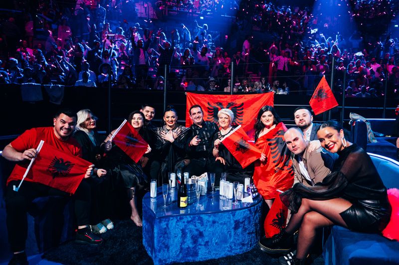 Albina and Familja Kelmendi represented Albania at the Eurovision 2023 Grand Final in Liverpool