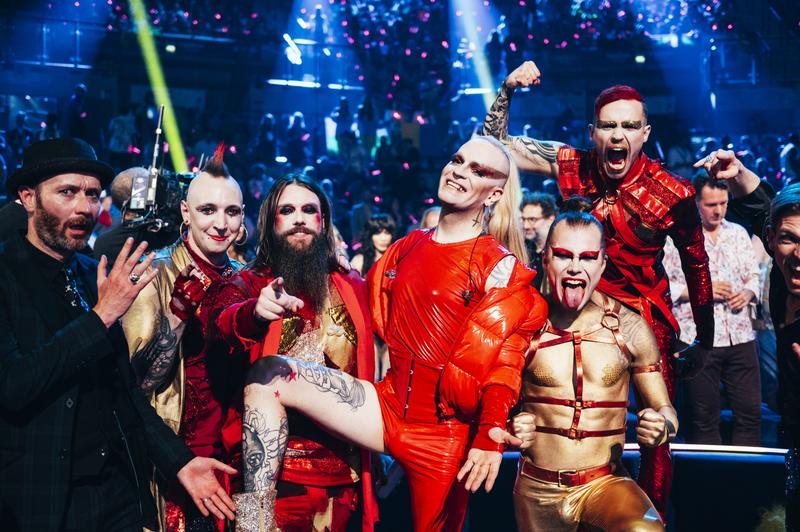 All the action from the Green Room during the Eurovision 2023 Grand Final in Liverpool