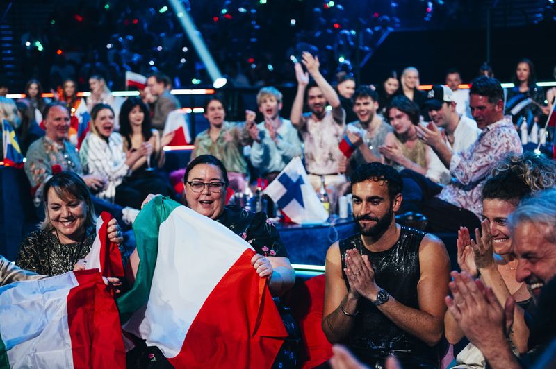 All the action from the Green Room during the Eurovision 2023 Grand Final in Liverpool