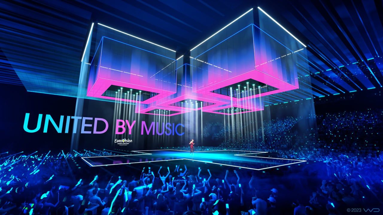 Malmö Arena stage renders - Eurovision Song Contest 2024