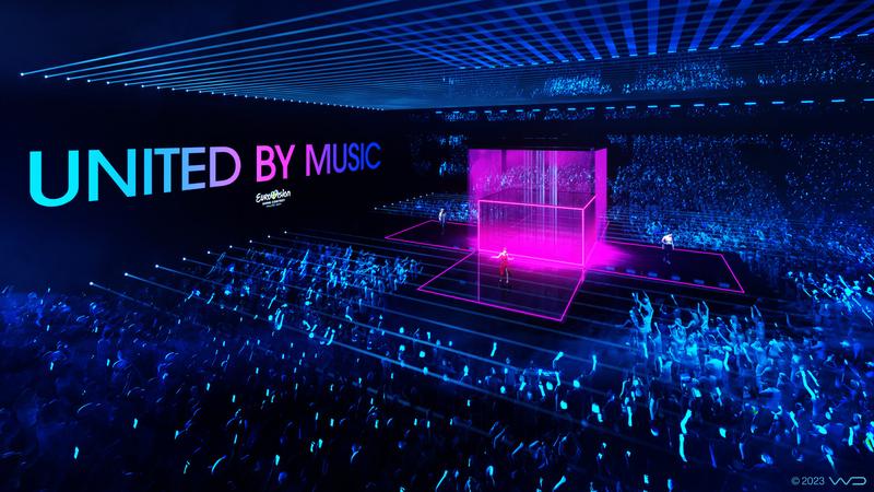 Malmö Arena stage renders - Eurovision Song Contest 2024