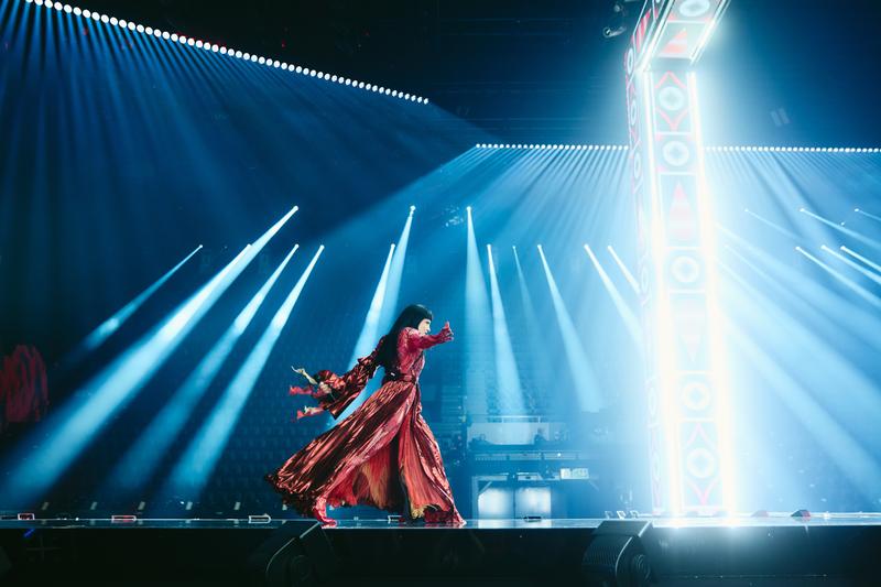 Shkodra Elektronike rehearsing Zjerm for Albania at St. Jakobshalle