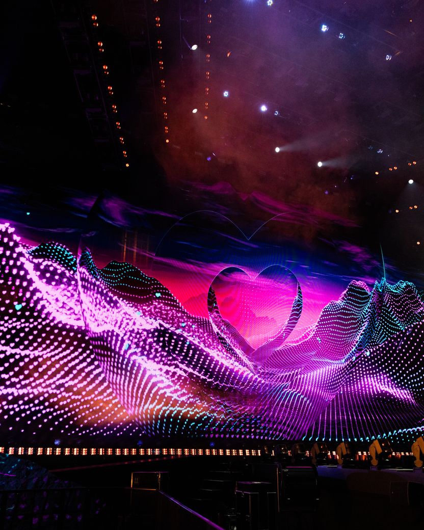 Inside St. Jakobshalle in Basel