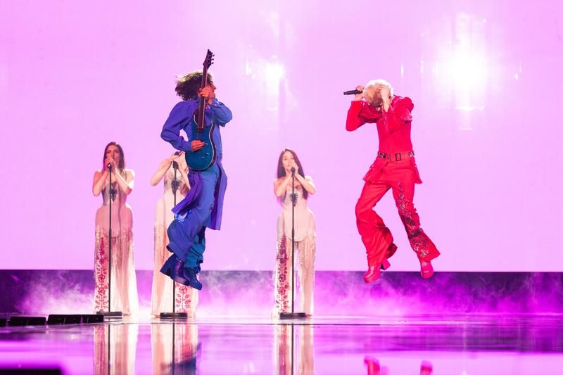 Ziferblat rehearsing Bird of Pray for Ukraine at St. Jakobshall