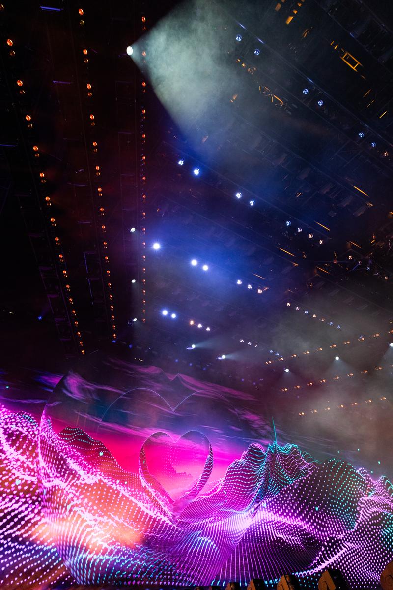 Inside St. Jakobshalle in Basel