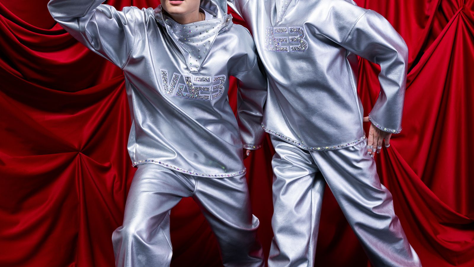 VÆB representing Iceland in the Official Portrait Studio at St. Jakobshalle 