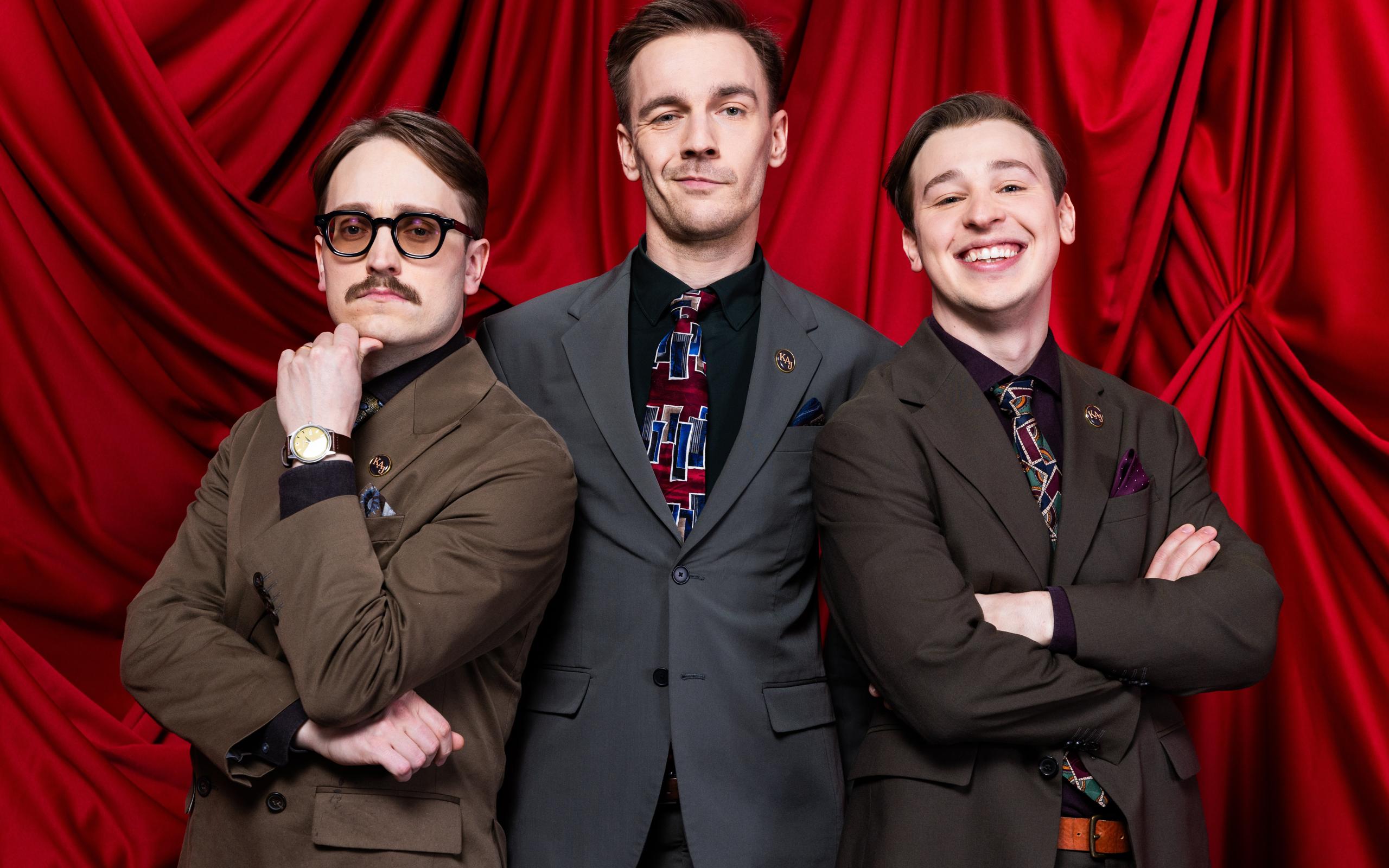KAJ representing Sweden in the Official Portrait Studio at St. Jakobshalle 