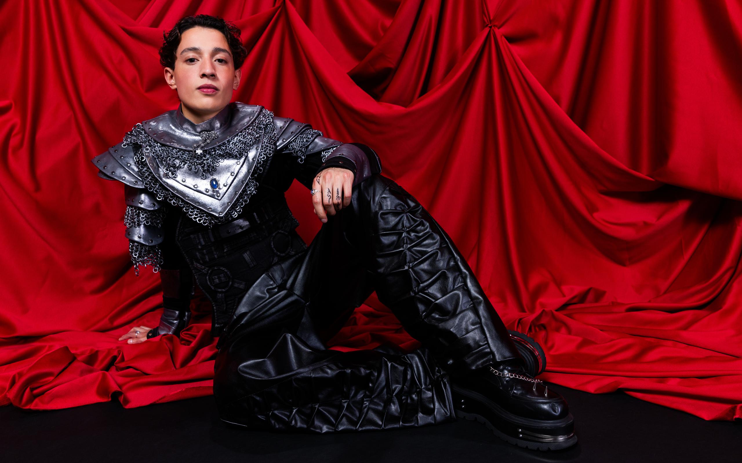 Kyle Alessandro representing Norway in the Official Portrait Studio at St. Jakobshalle