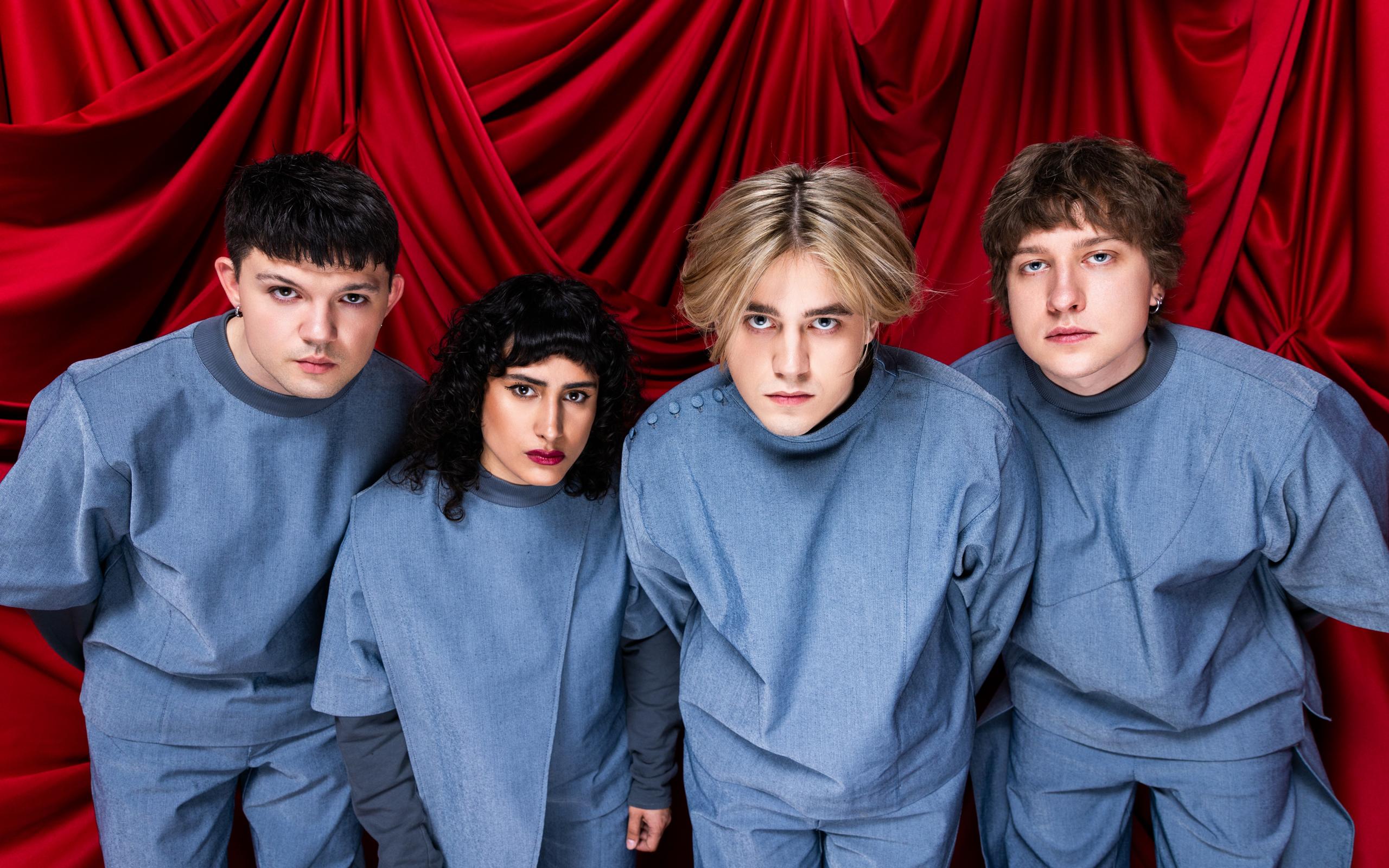 Katarsis representing Lithuania in the Official Portrait Studio at St. Jakobshalle