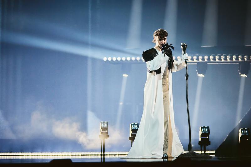 ADONXS rehearsing Kiss Kiss Goodbye for Czechia at St. Jakobshalle 