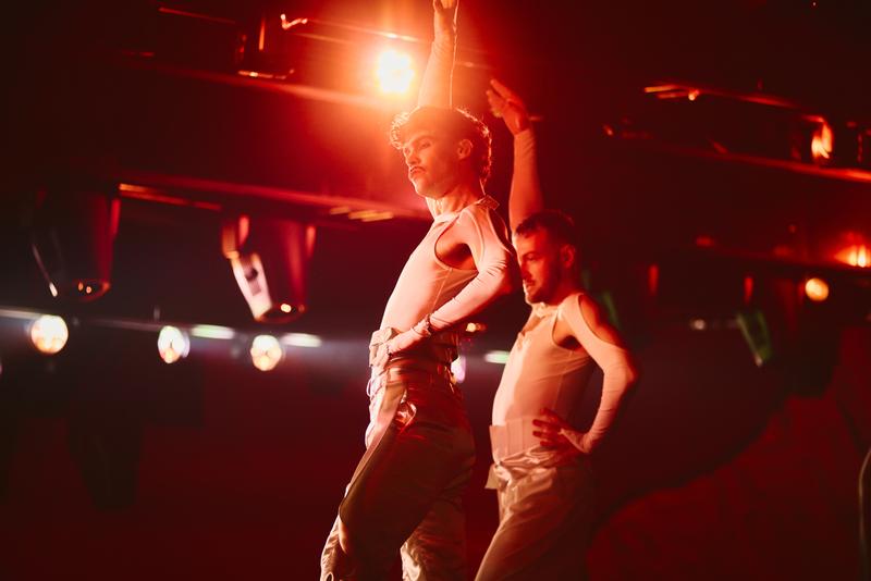 ADONXS rehearsing Kiss Kiss Goodbye for Czechia at St. Jakobshalle 