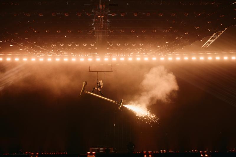 Erika Vikman rehearsing ICH KOMME for Finland at St. Jakobshalle