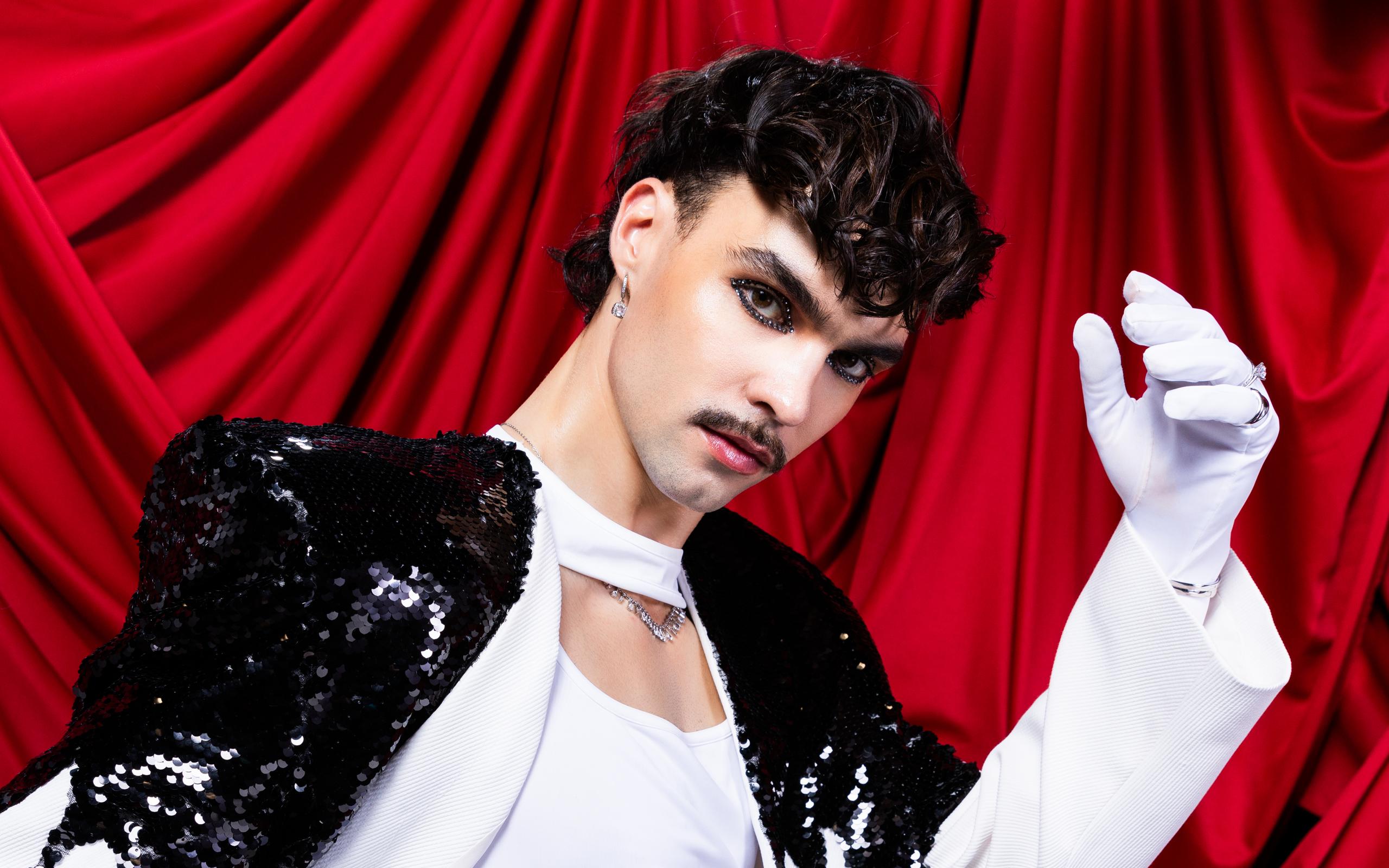 ADONXS representing Czechia in the Official Portrait Studio at St. Jakobshalle