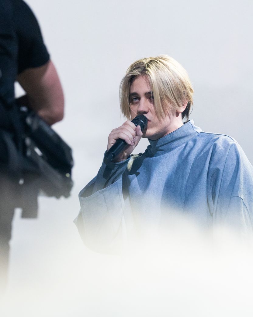 Katarsis performing for Lithuania at Basel 2025