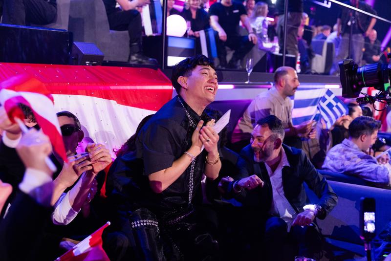 JJ won for Austria at the 69th Eurovision Song Contest in Basel, Switzerland