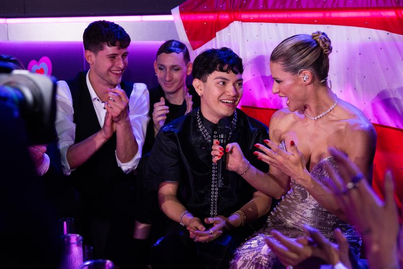 JJ won for Austria at the 69th Eurovision Song Contest in Basel, Switzerland