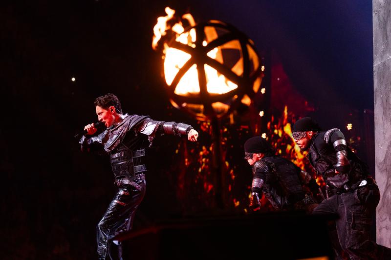 Kyle Alessandro from Norway performed Lighter in the Grand Final of Eurovision 2025 in Basel, Switzerland