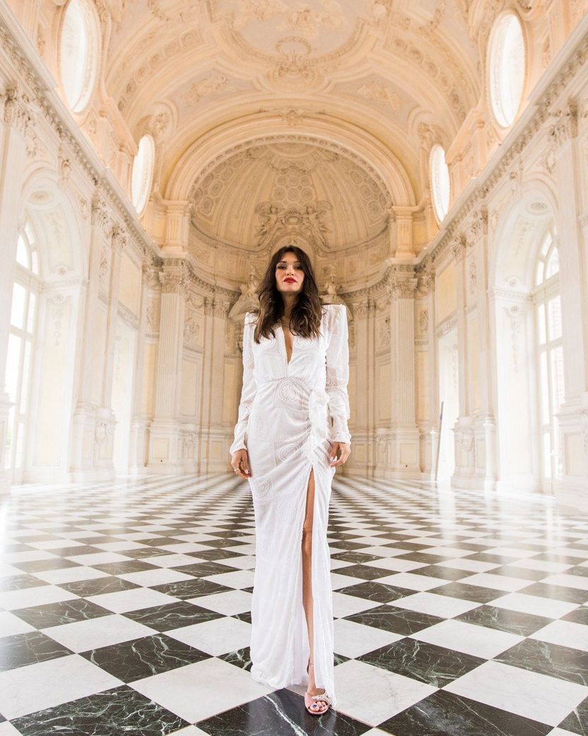 Montenegro's Vladana at the Eurovision Opening Ceremony 2022, Galleria Grande - La Venaria Reale