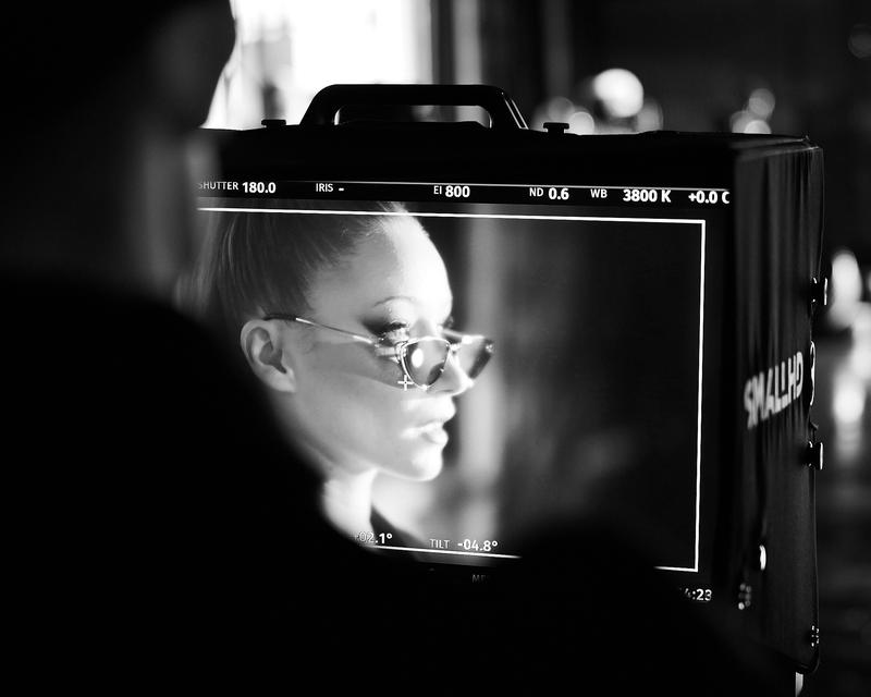 Kaleen filming the music video for 'We Will Rave'