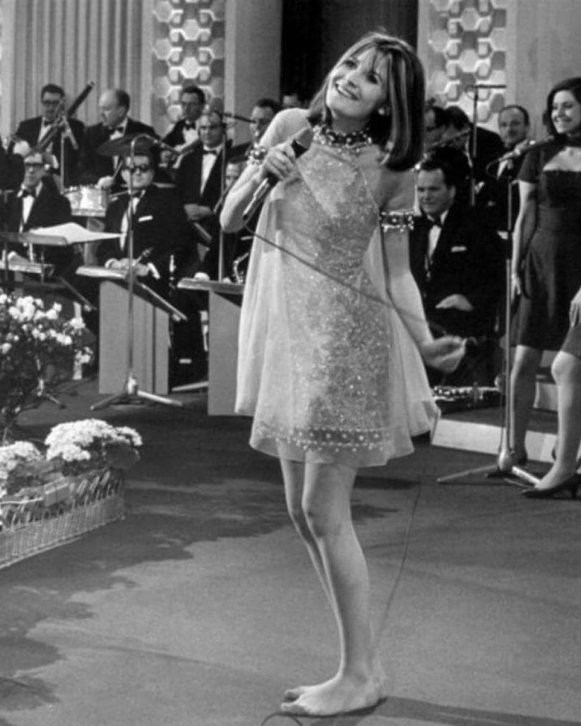 Sandie Shaw performs Puppet On A String at the 1967 Eurovision Song Contest