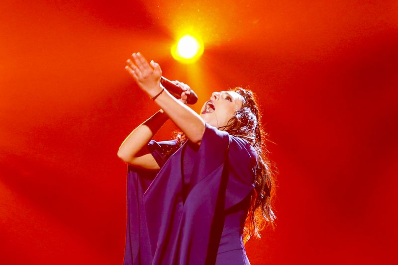 Jamala performs '1944' at the Second Semi-Final in Stockholm