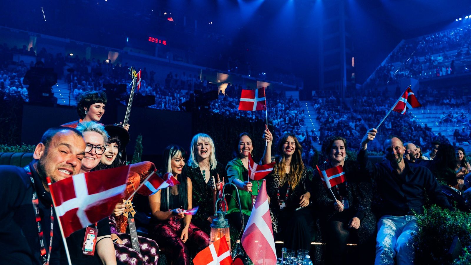 Denmark’s REDDI at the First Semi-Final in Turin, 2022