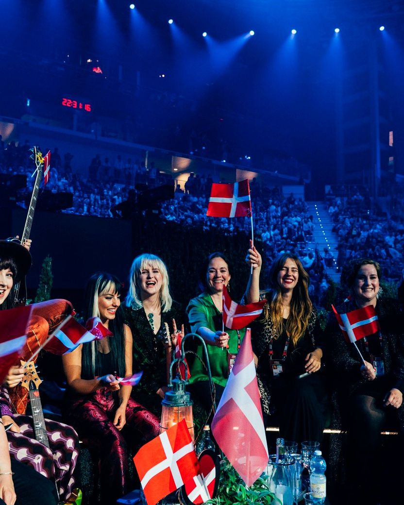 Denmark’s REDDI at the First Semi-Final in Turin, 2022