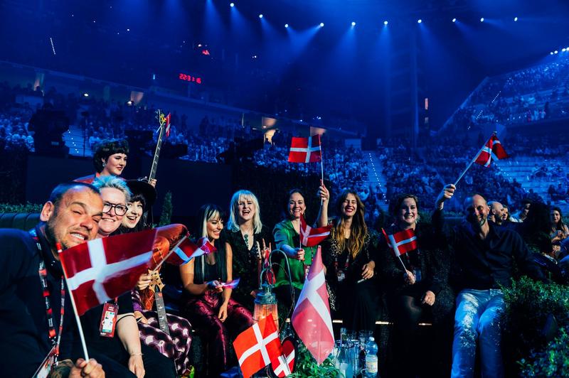 Denmark’s REDDI at the First Semi-Final in Turin, 2022