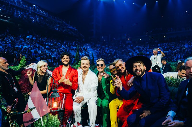 Latvia’s Citi Zēni at the First Semi-Final