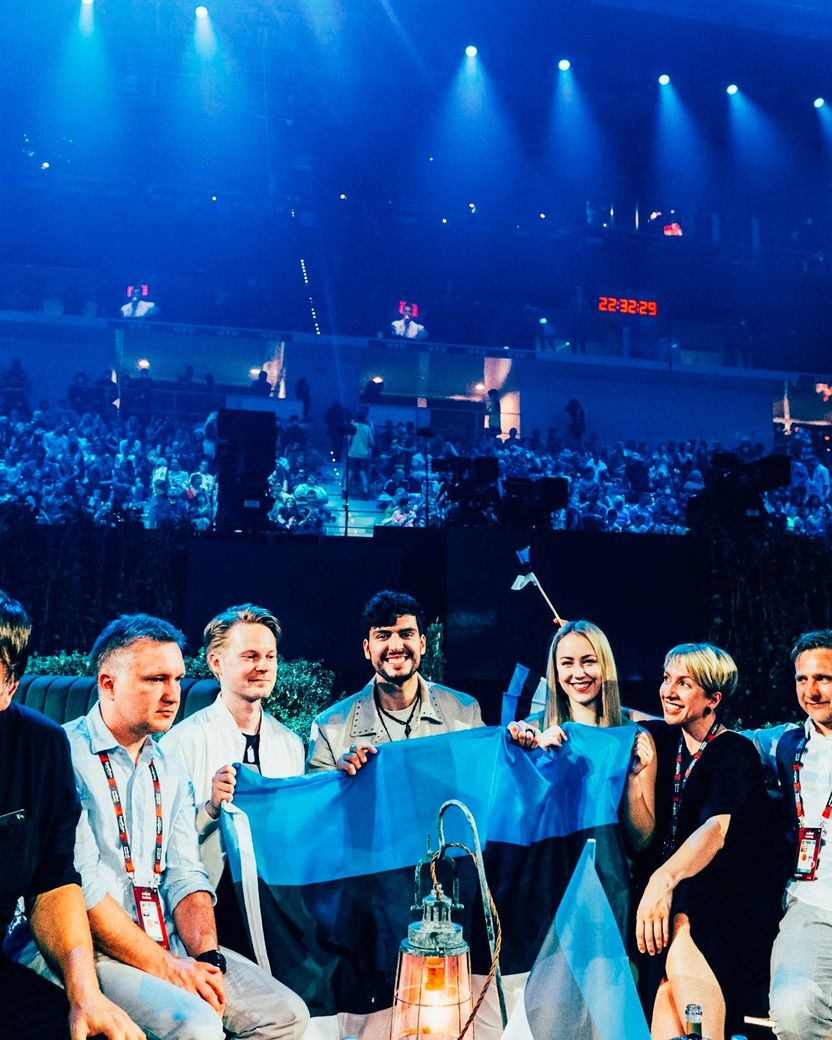 Estonia’s Stefan at the Second Semi-Final in Turin