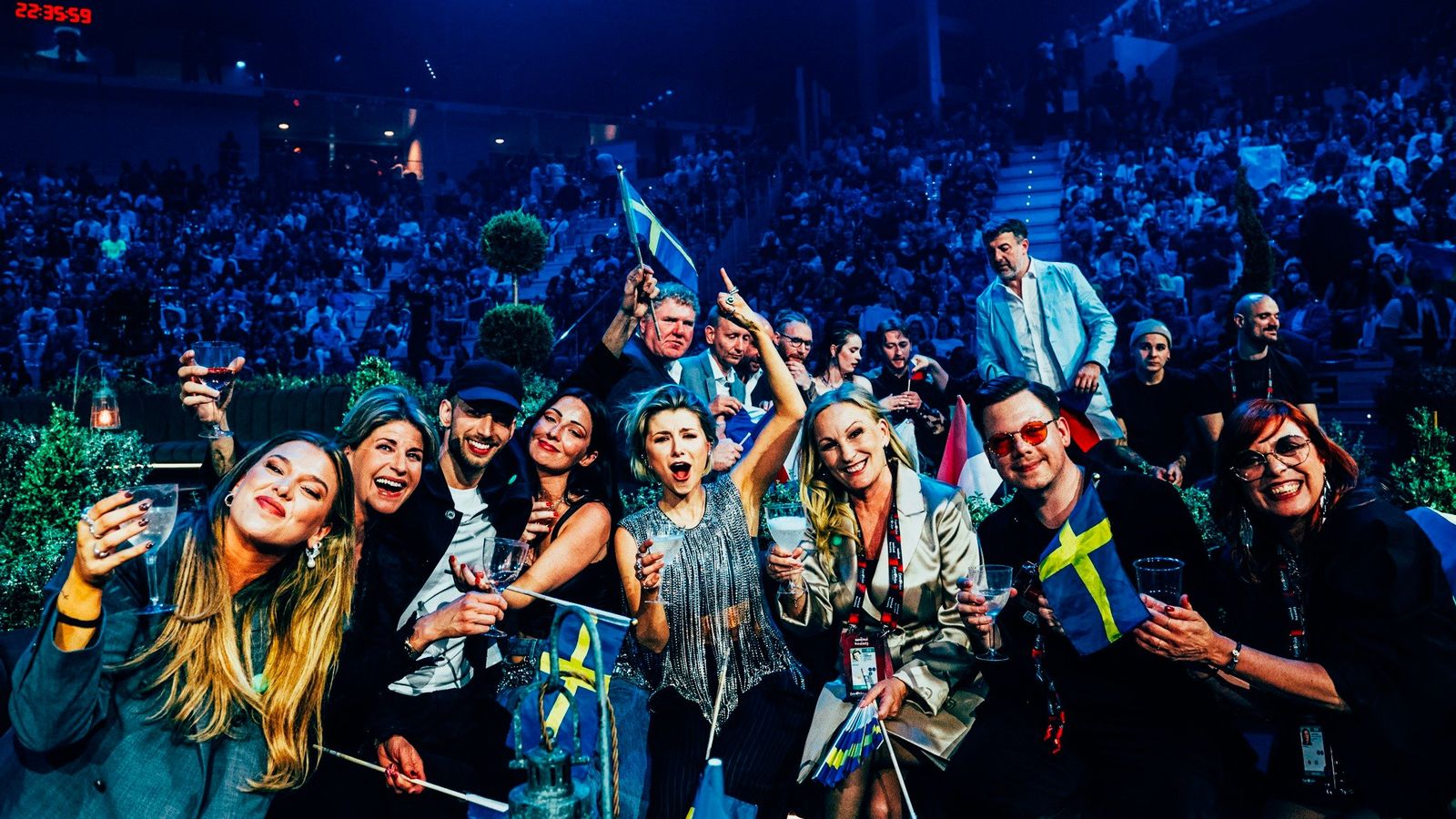 Sweden’s Cornelia Jakobs at the Second Semi-Final in Turin