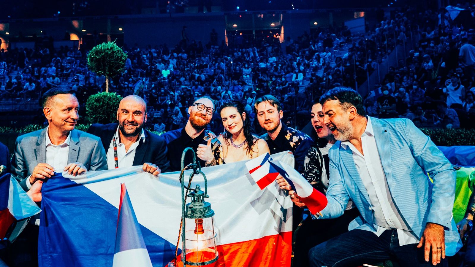 We Are Domi, during the Second Semi-Final at Turin 2022