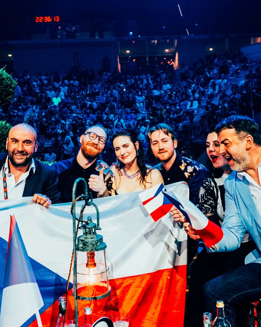 We Are Domi, during the Second Semi-Final at Turin 2022