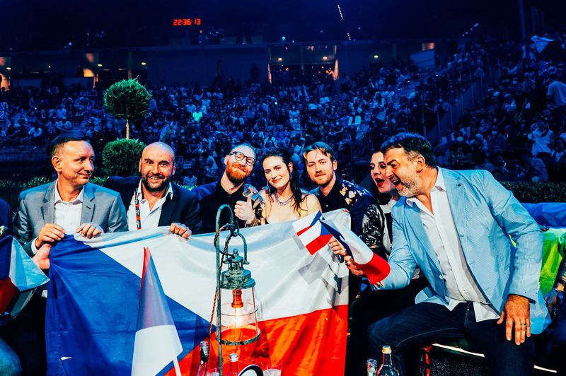 We Are Domi, during the Second Semi-Final at Turin 2022