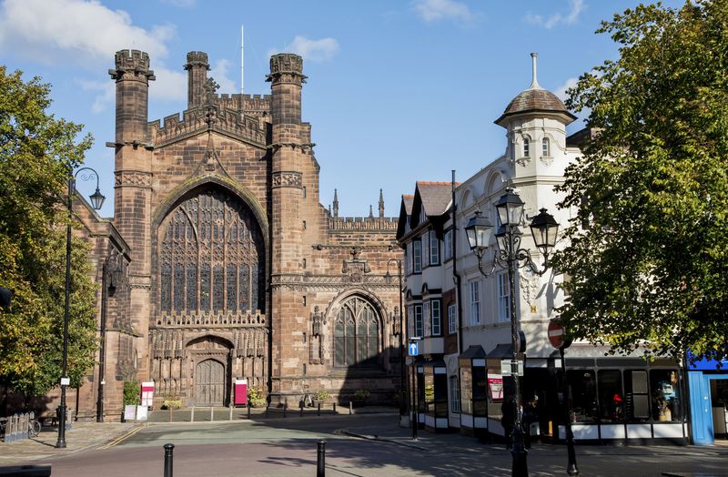 Visit Chester Cathedral on St Werburgh's Street. Image provided by Booking.com.