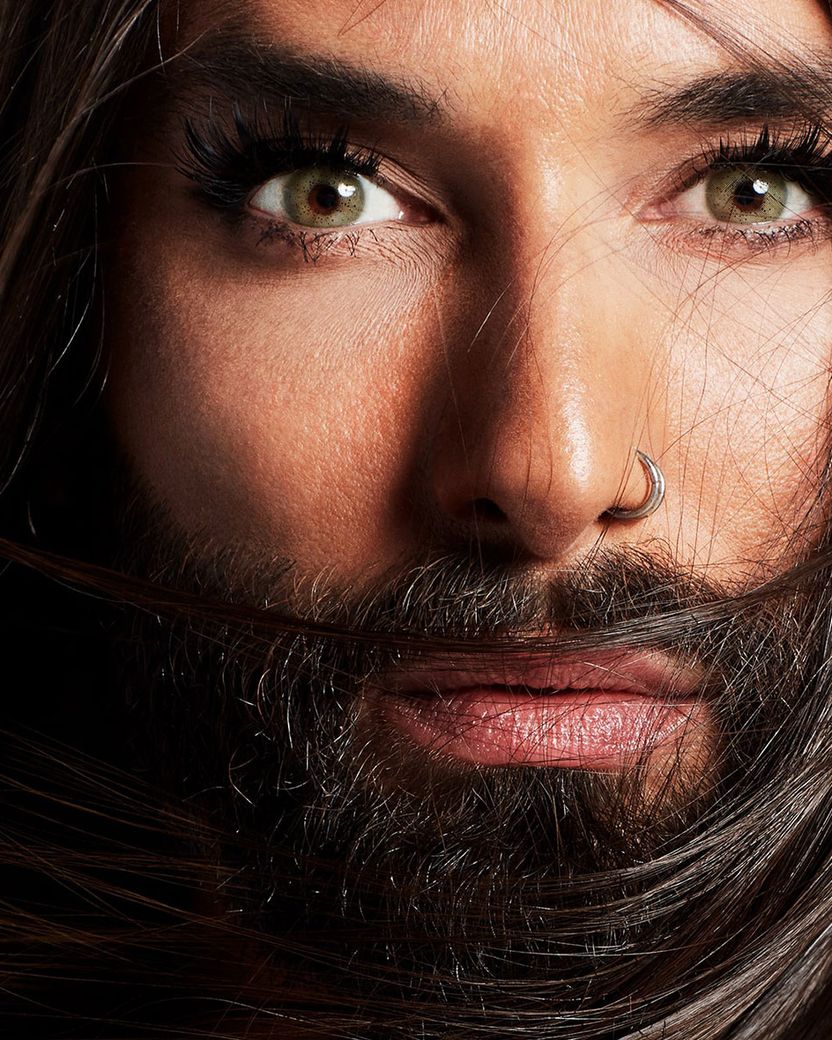 Rising like a phoenix for the occasion that's upon us - Conchita Wurst will be in town