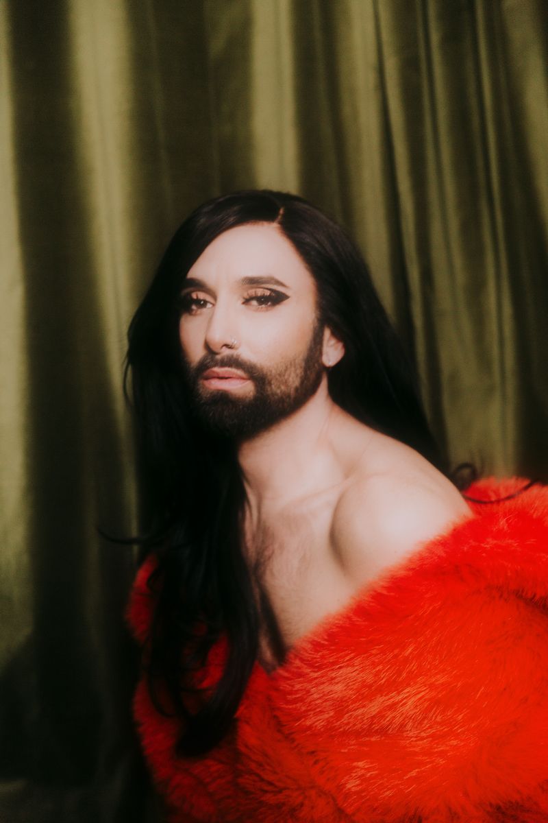 Conchita Wurst, who won the Eurovision Song Contest for Austria in 2014