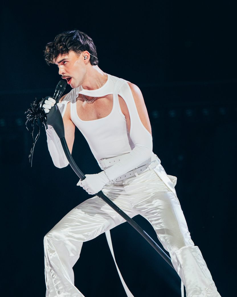 ADONXS rehearsing Kiss Kiss Goodbye for Czechia at St. Jakobshalle