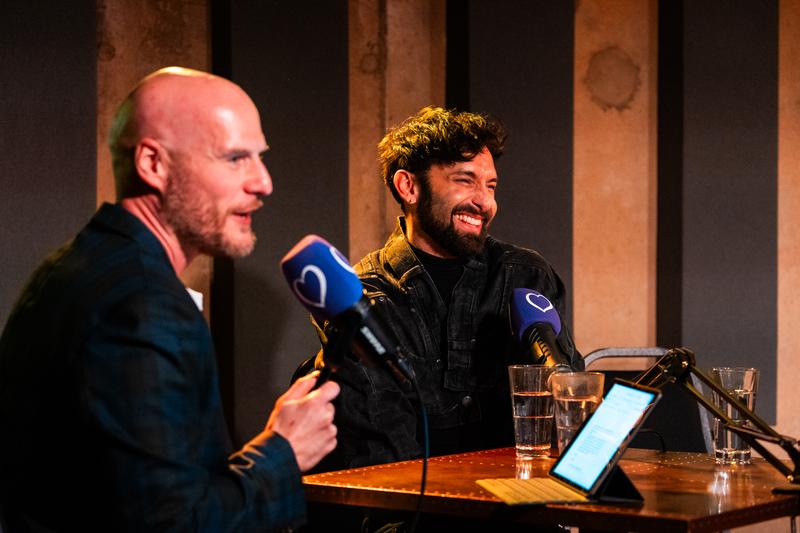 Conchita Wurst joins Official Eurovision Song Contest podcast host Steve Holden at a live recording in London