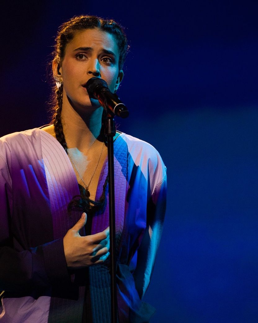 Portugal’s Maro performing at the first semi final