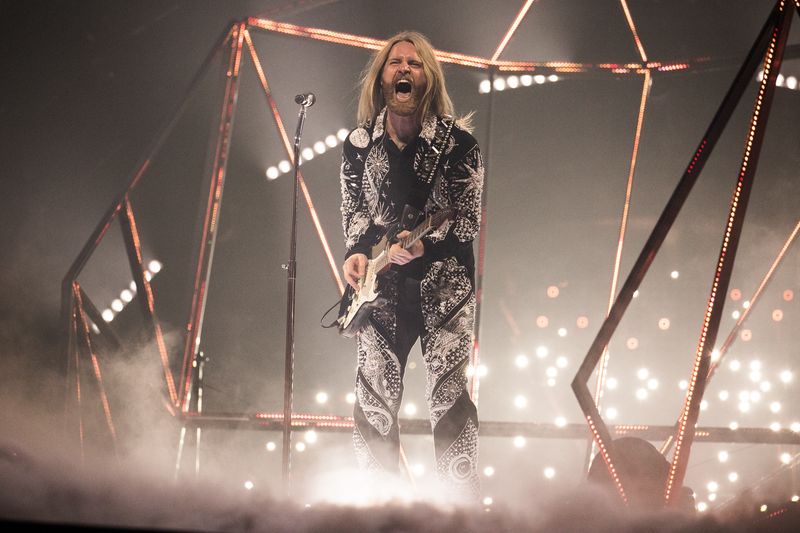 United Kingdom’s Sam Ryder at the Eurovision Song Contest 2022 Grand Final