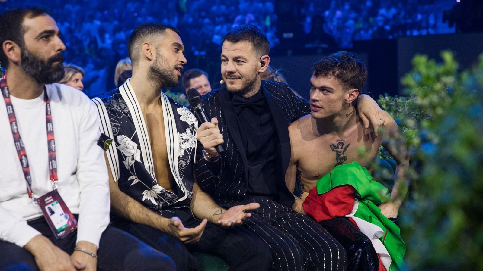 Italy’s Mahmood & BLANCO at the Eurovision Song Contest 2022 Grand Final