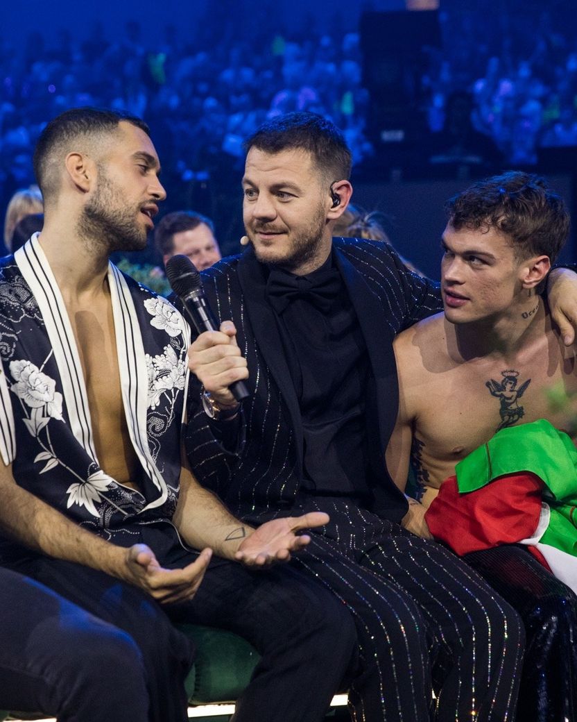 Italy’s Mahmood & BLANCO at the Eurovision Song Contest 2022 Grand Final