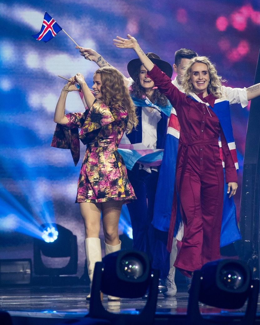 Iceland’s Systur at the Eurovision Song Contest 2022 Grand Final