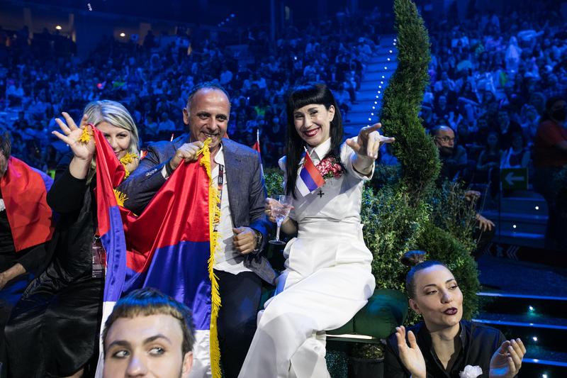 Serbia Reacts to 12 points at the Eurovision Song Contest 2022 Grand Final
