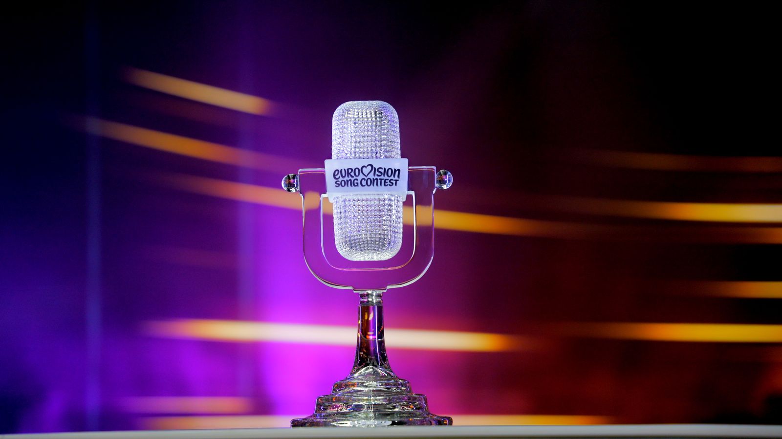 The Eurovision Song Contest trophy