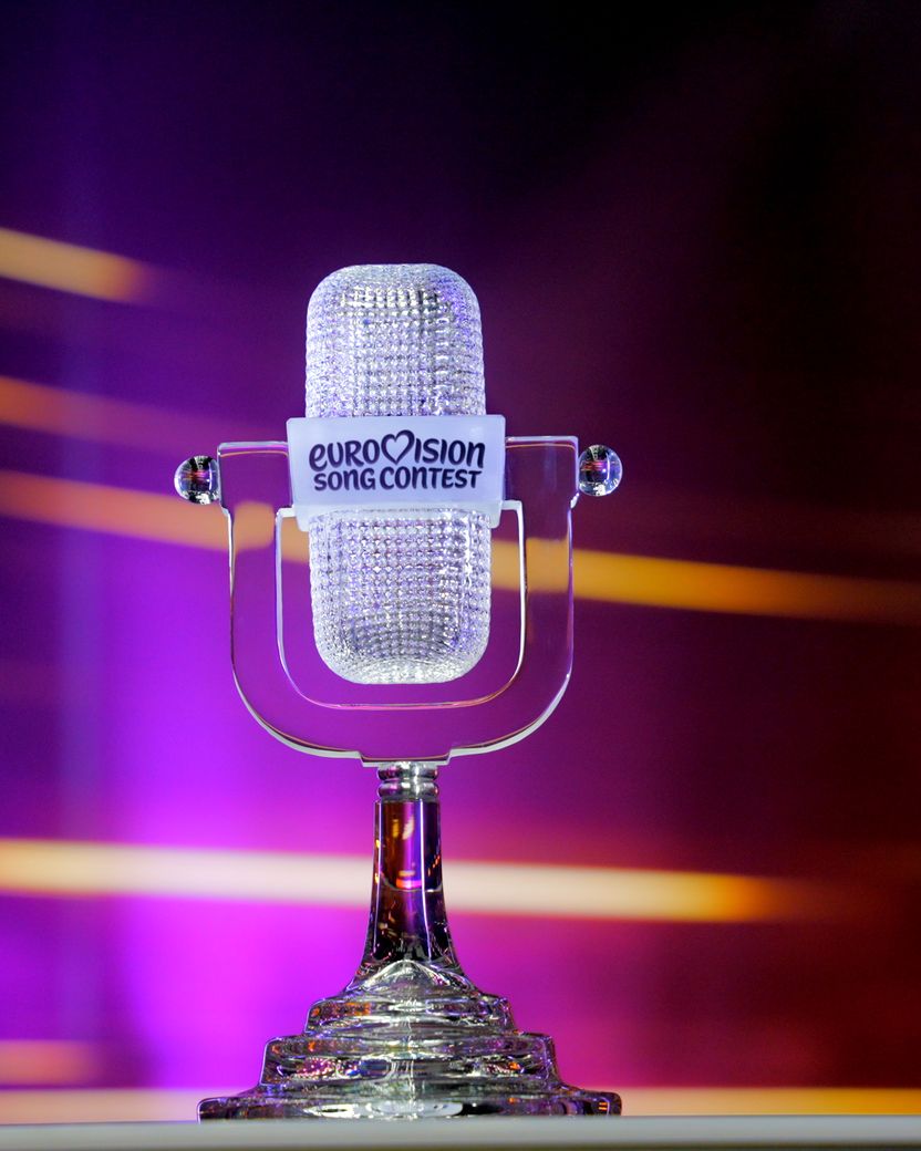 The Eurovision Song Contest trophy