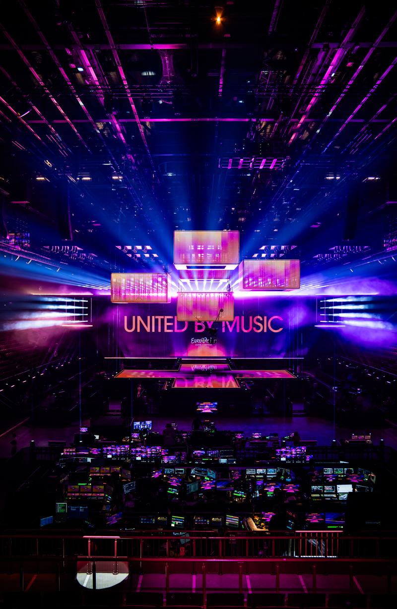 The stage for the 68th Eurovision Song Contest in Malmö